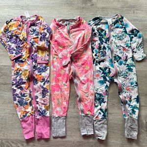 Bonds Floral Wondersuits size 3